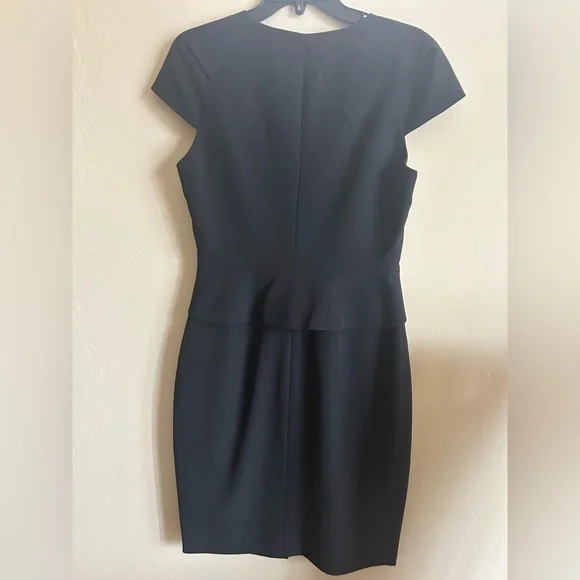 Ted Baker Architectural Black Pencil NWT Dress Size 8 - Picture 2 of 10